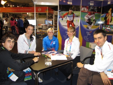 CIFP Team Playing at Booth in Innsbruck 2012 WYOG